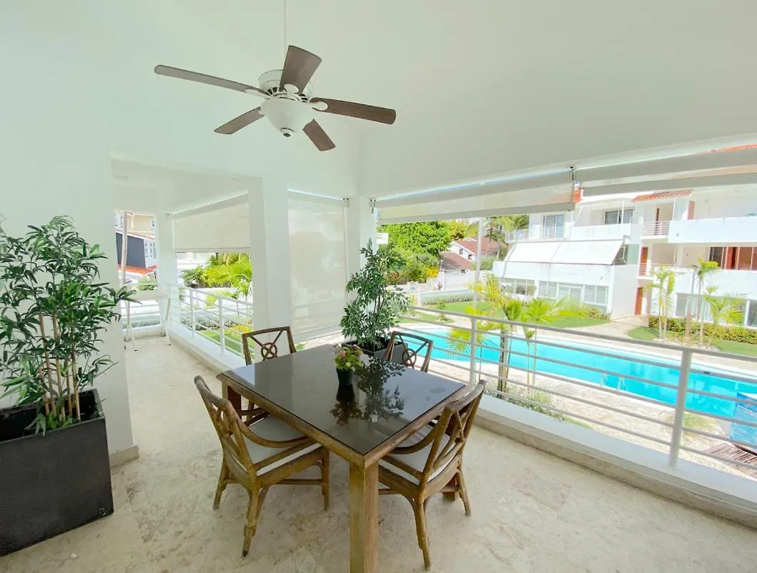 Blue Ocean Beachfront Villas & Apartments - Wifi, Pool, Bbq, Playa Los Corales Punta Cana Dominican Republic
